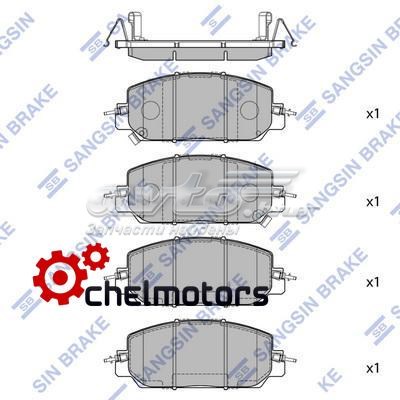 Передние тормозные колодки SP4176 Sangsin