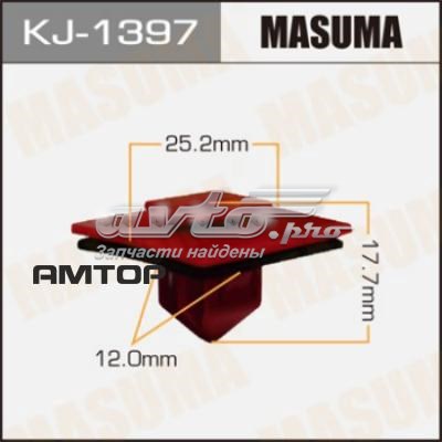 KJ1397 Masuma Клипса молдинга крыла
