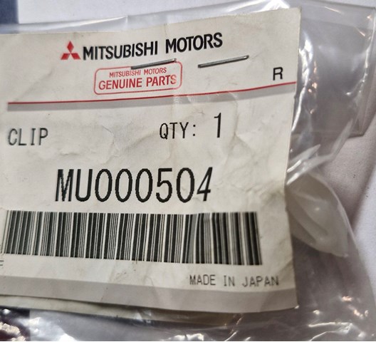 MU000504 Mitsubishi cápsula (prendedor de fixação de revestimento da porta)