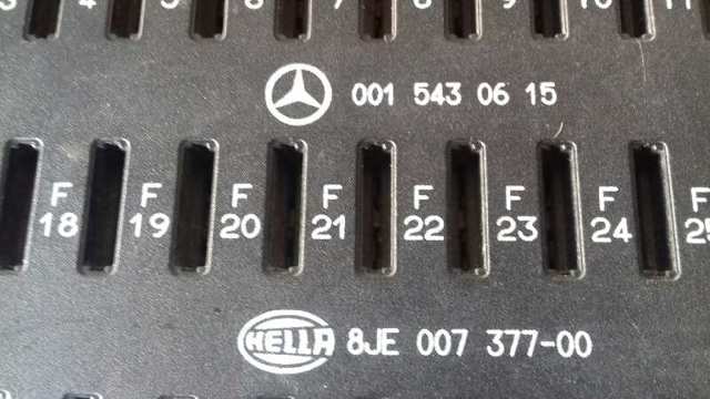 0015430615 Mercedes Монтажный блок предохранителей