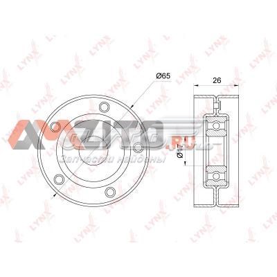 Натяжной ролик PB5309 Lynxauto