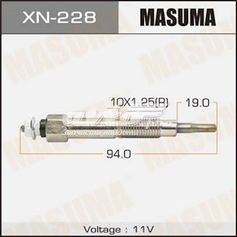 Свечи накаливания MASUMA XN228