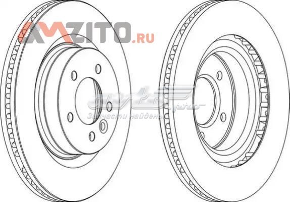 Передние тормозные диски DDF1432C1 Ferodo