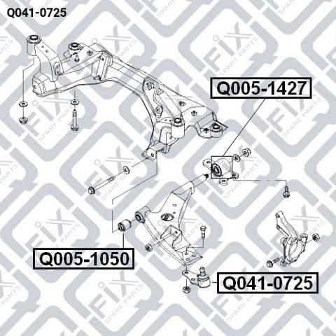 Нижняя шаровая опора Q-fix Q0410725