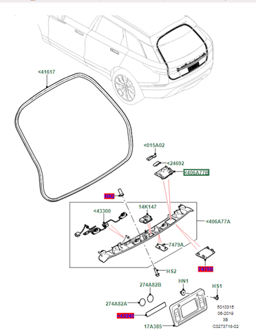 LR108346 Land Rover 