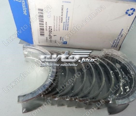 Вкладыши коленвала, коренные, комплект, 2-й ремонт (+0,50) General Motors NP1021 цена, от 15.89 USD