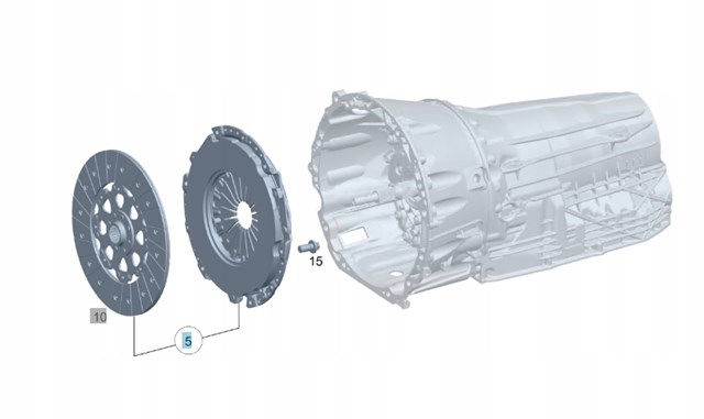 Зчеплення і комплектуючі A0262500701 MERCEDES