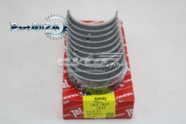 Вкладыши коленвала коренные, комплект, 1-й ремонт (+0,25) M720A1025 Taiho