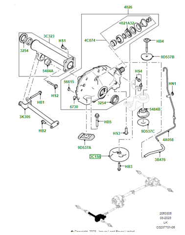  Land Rover CPLA4B148BC