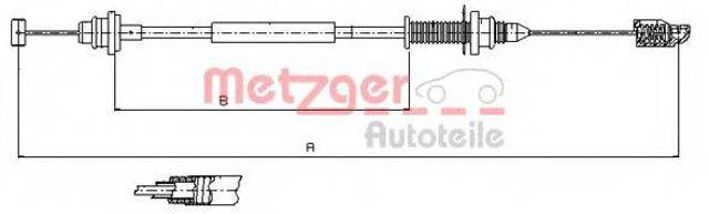 Трос газу 100390 METZGER