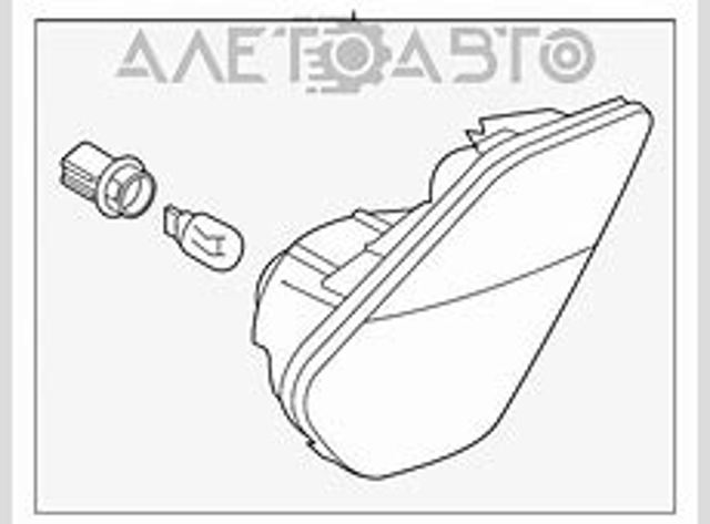 Фонарь заднего бампера, правый FPS FP4827F6P