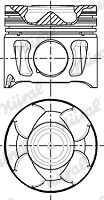 55253589 Fiat/Alfa/Lancia pistão do kit para 1 cilindro, std