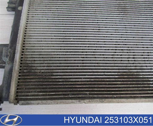 Радиатор охлаждения двигателя Hyundai/Kia 253103X051 цена, от 82.35 USD