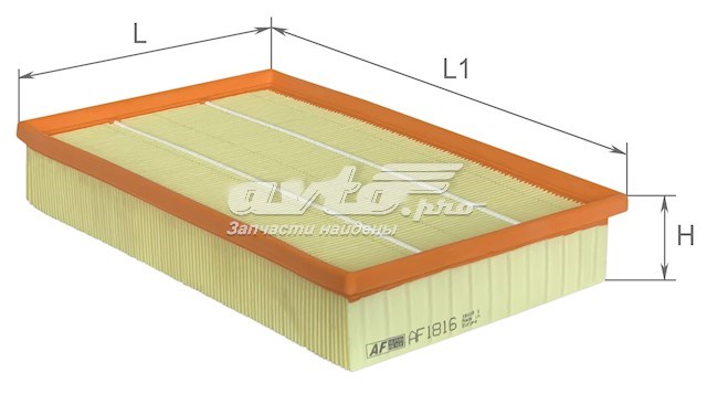 Элемент воздушного фильтра Alpha Filter AF1816 цена, от 5.52 USD