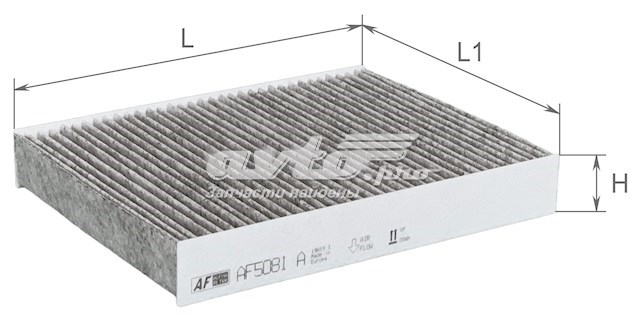 Воздушный фильтр салона Alpha Filter AF5081A
