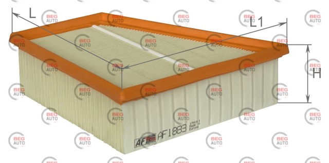 Элемент воздушного фильтра Alpha Filter AF1883 цена, от 4.89 USD