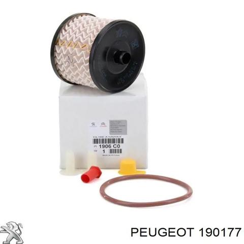 Caja, filtro de combustible 190177 PEUGEOT