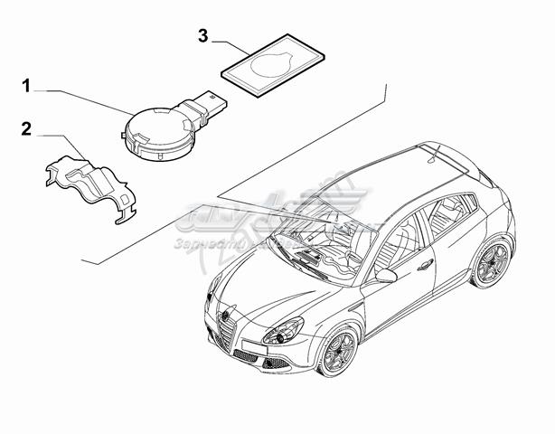 Sensor de chuva para Alfa Romeo Giulietta (940)