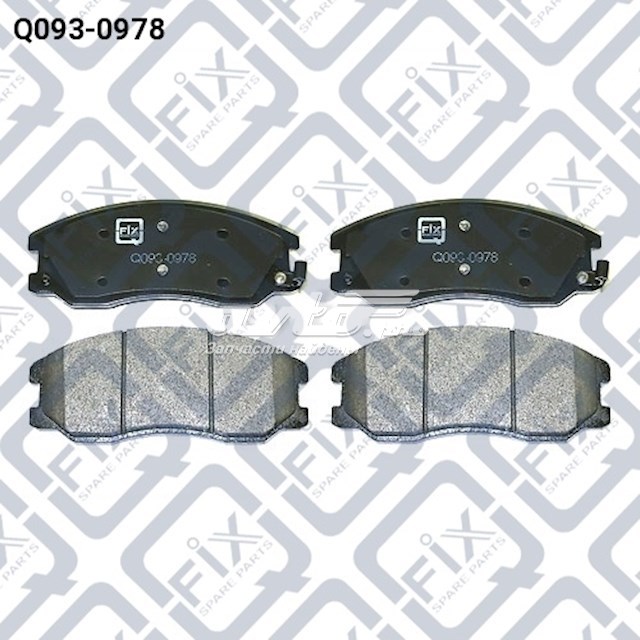 Передние тормозные колодки Q0930978 Q-fix