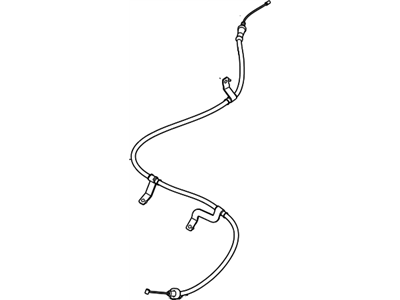 Cabo do freio de estacionamento traseiro direito para KIA Cerato 