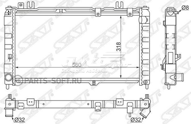 Радиатор SGLD0001 SAT