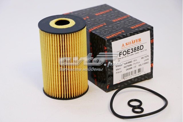 FOE388D Shafer filtro de óleo