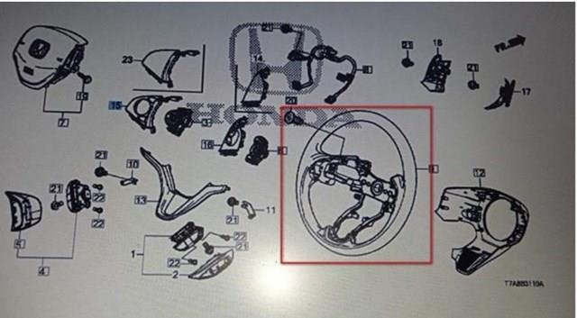  Honda 78501T5AN10ZA цена, от 25.34 USD