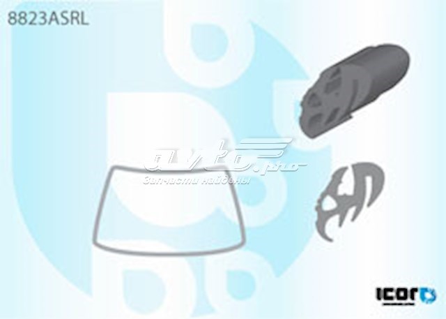 Купить GS7203P110X Icor Уплотнитель лобового стекла