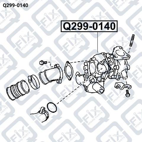 Турбонагнетатель Q-fix Q2990140 цена, от 504.17 USD