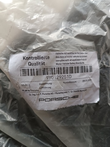  9Y0129251D Porsche