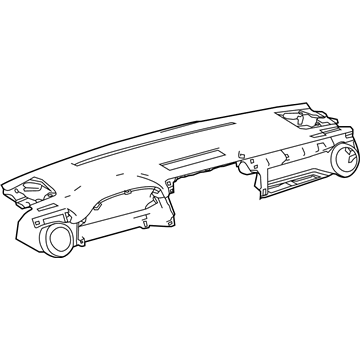 Накладка панели "торпедо" пассажирской подушки безопасности на Toyota RAV4 IV 