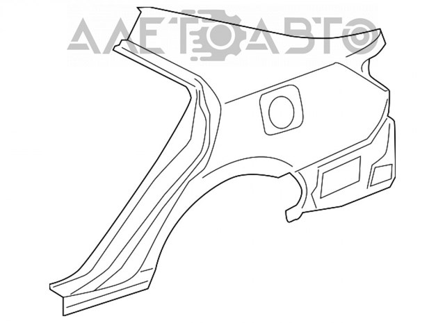 Крыло заднее Toyota 6160106110 цена, от 95.20 USD