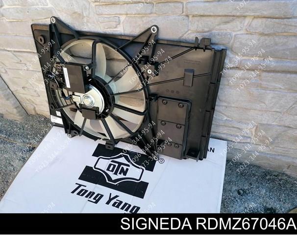 Купить RDMZ67046A Signeda Электровентилятор охлаждения в сборе (мотор+крыльчатка) левый