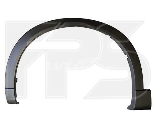 Expansor (placa sobreposta) de arco do pára-lama dianteiro direito para Mazda CX-9 (TC)