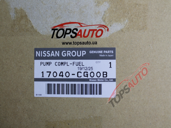 Bomba de gasolina 17040CG00B NISSAN