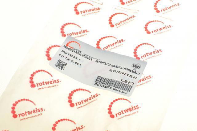 Ручка двери передней внутренняя левая Rotweiss RW720041 цена, от 10.51 USD