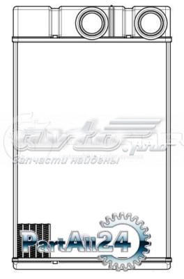 Радиатор печки (отопителя) Luzar LRH0551 цена, от 39.56 USD