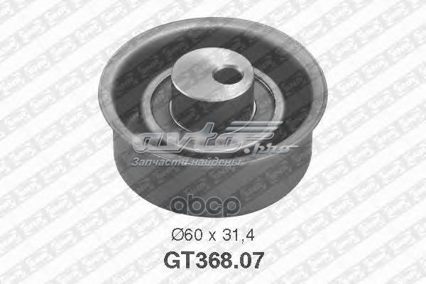 Ролик натягувача ременя ТНВД GT36807 NTN