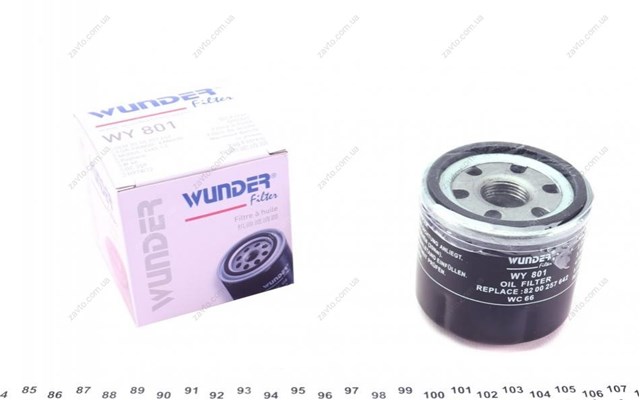 Фильтр масла Wunder WY801