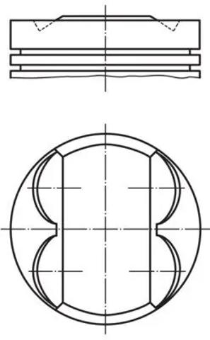 Купить 081PI00107002 Mahle Original Поршень в сборе