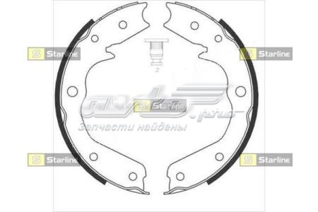 Купить BC08970 Starline Колодки ручника/стояночного тормоза