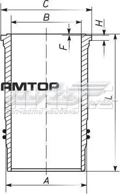003WN2501 Mahle Original Поршневая гильза