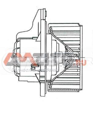 Вентилятор печки LFH0820 Luzar