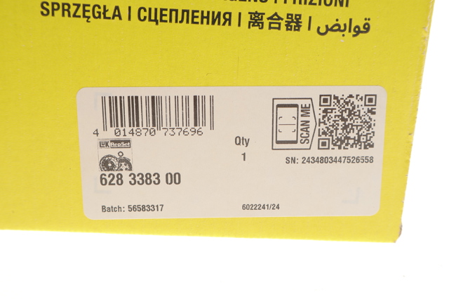 Комплект сцепления (3 части) LUK 628338300 цена, от 319.65 USD
