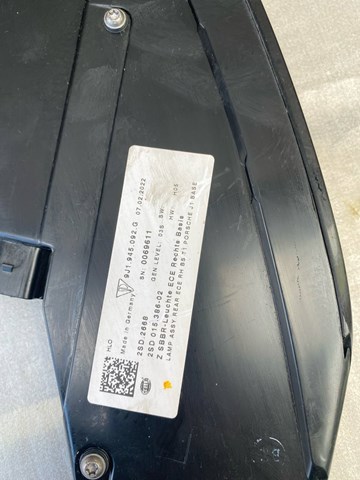Фонарь задний правый Porsche 9J1945092G цена, от 141.08 USD