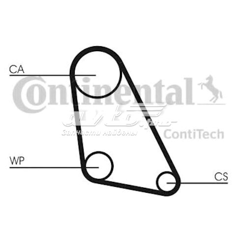 Ремінь двигуна CT534 CONTINENTAL