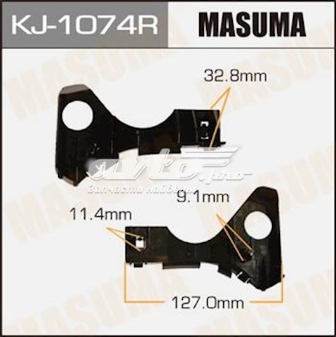 Купить KJ1074R Masuma Кронштейн бампера переднего правый