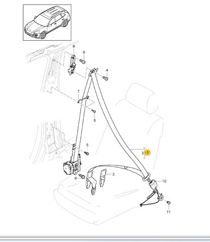  95880300100HCP Porsche