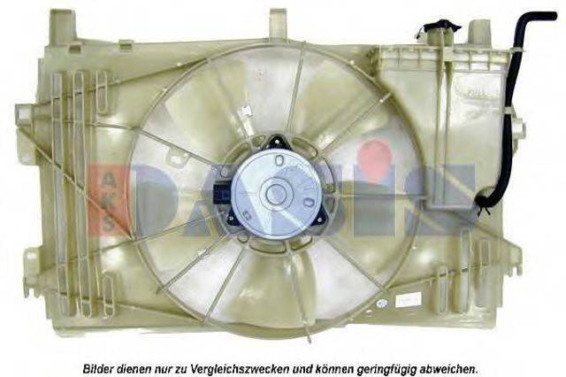 Диффузор радиатора кондиционера на Toyota Corolla VERSO 
