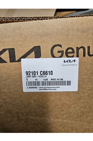 92101C6610 Hyundai/Kia Фара